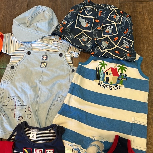 Lot of infant boys summer clothing. All items size 6-9 months. 18 items! - Picture 2 of 6